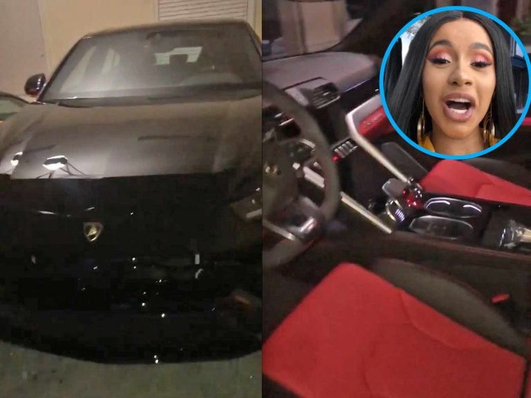 Lamborghini truck cardi b